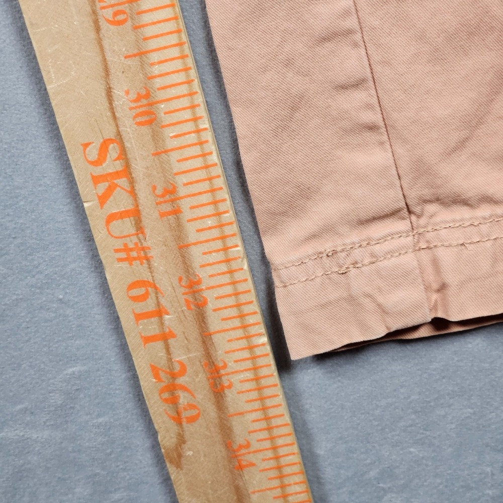 Billy Reid Chino‎ Pant Mens 34x33 Orange/Pink Khaki Pima Cotton Office Casual - Picture 8 of 12
